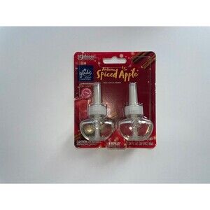 LIMITED EDITION Autumn Spiced Apple Glade PlugIns Scented Oil Refills 2pk